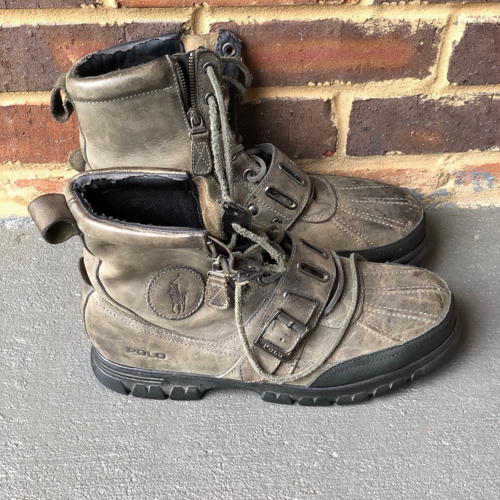 Men Ralph Lauren polo boots size 11